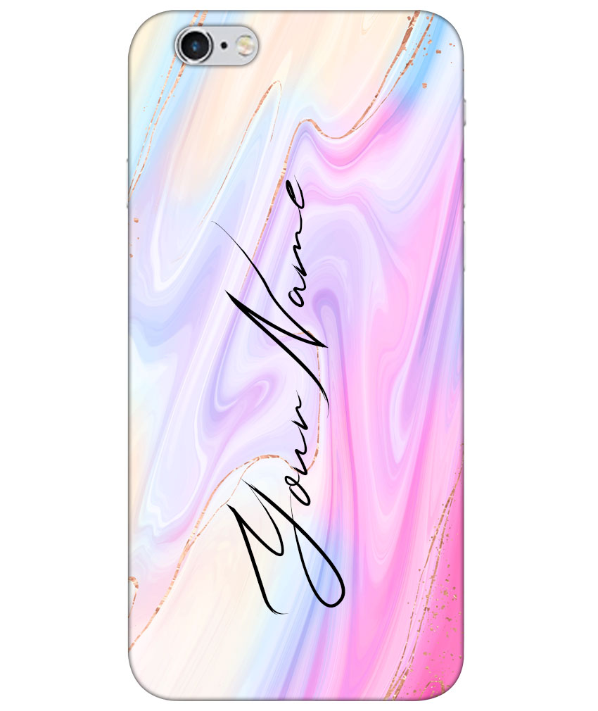 Your Name Multicolor Abstract Paintmix Design Customised Standard Mobile Cover