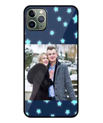 Shining Stars Night View Customised Glossy Metal TPU Mobile Cover