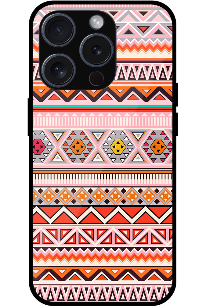 Ethnic Tribal Pattern Design Metal TPU Printed Case