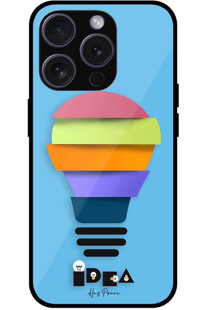 Idea Has Power Vectorart Metal TPU Printed Case