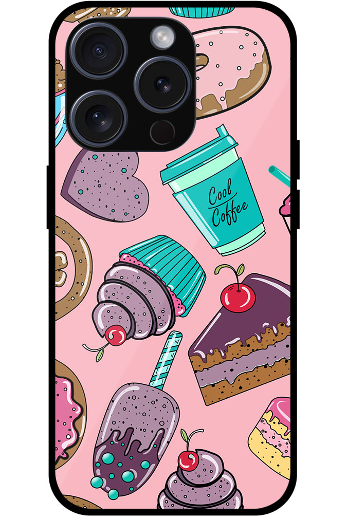 Bakery Love Wallpaper Metal TPU Printed Case