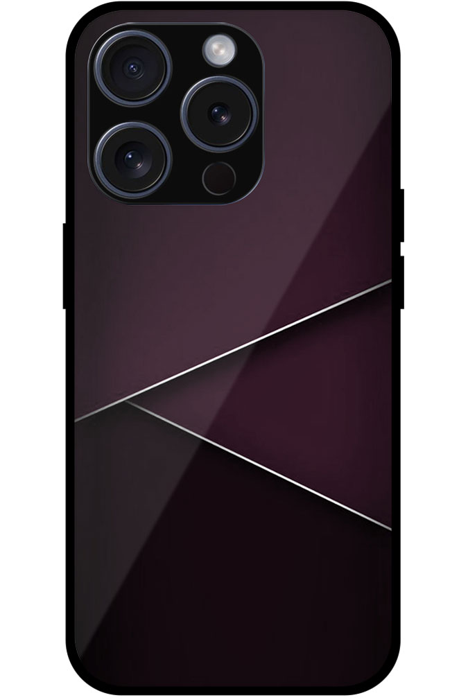 Glossy Metallic Lustre Design Metal TPU Printed Case
