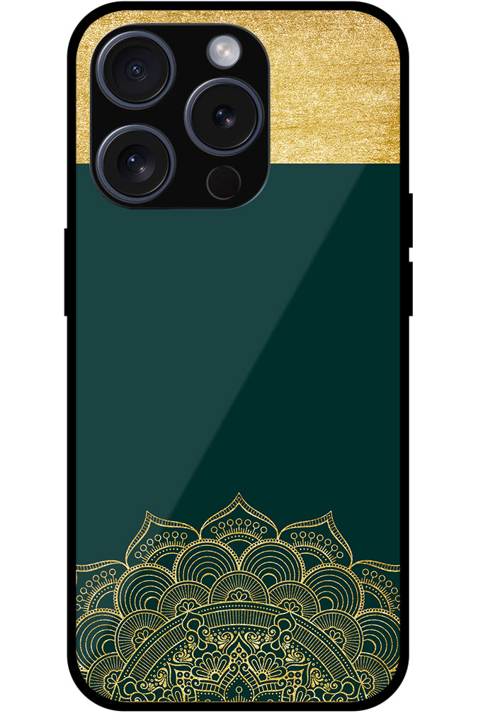 Decorative Mandala Design Metal TPU Printed Case