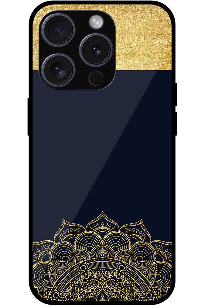Decorative Mandala Design Metal TPU Printed Case