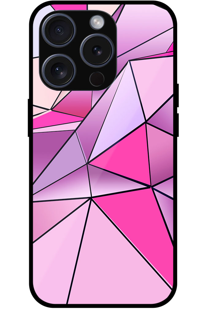 Sparkling Crystals Design Metal TPU Printed Case