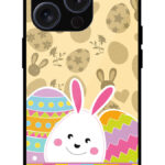 Multicolor Sweet Bunny Design Metal TPU Printed Case