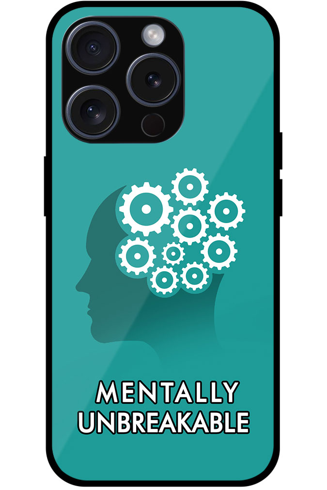 Human Head Gears Illustration Metal TPU Printed Case