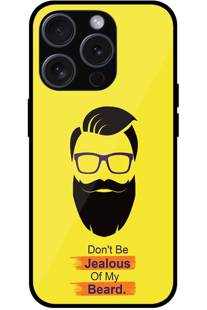 Cool Beard Vector Design Metal TPU Printed Case