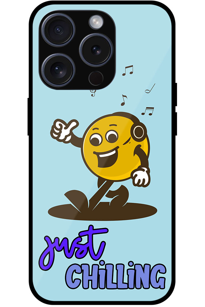 Just Chilling Music Vector Art Metal TPU Printed Case