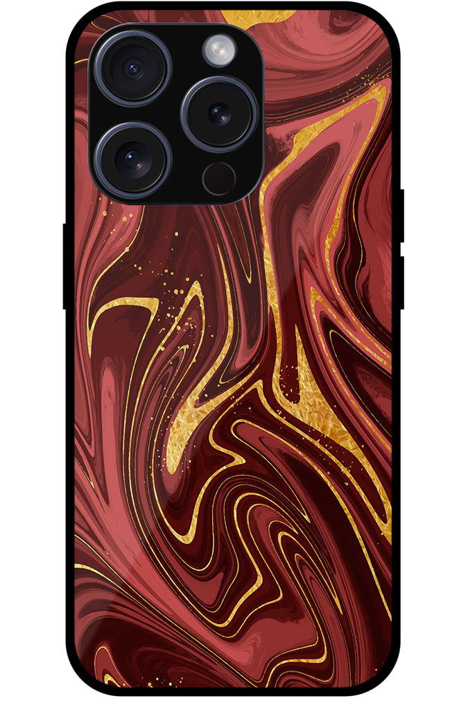 Artistically Beautiful Paintmix Design Metal TPU Printed Case
