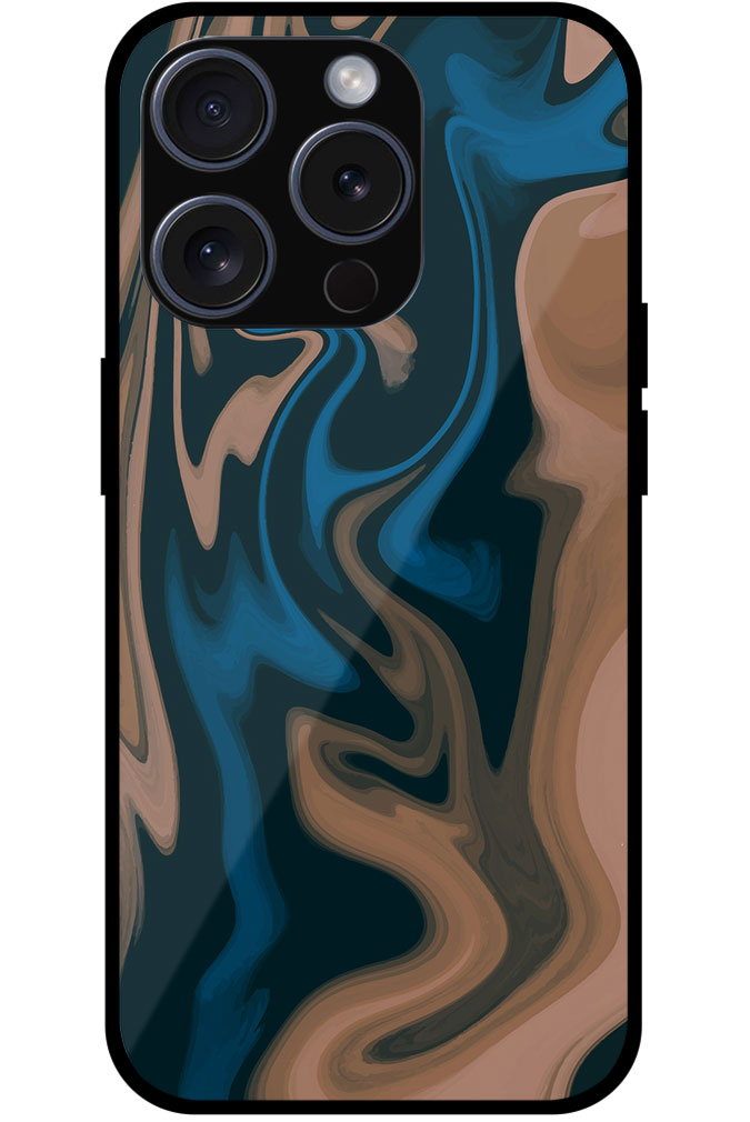 Artistically Beautiful Paintmix Design Metal TPU Printed Case