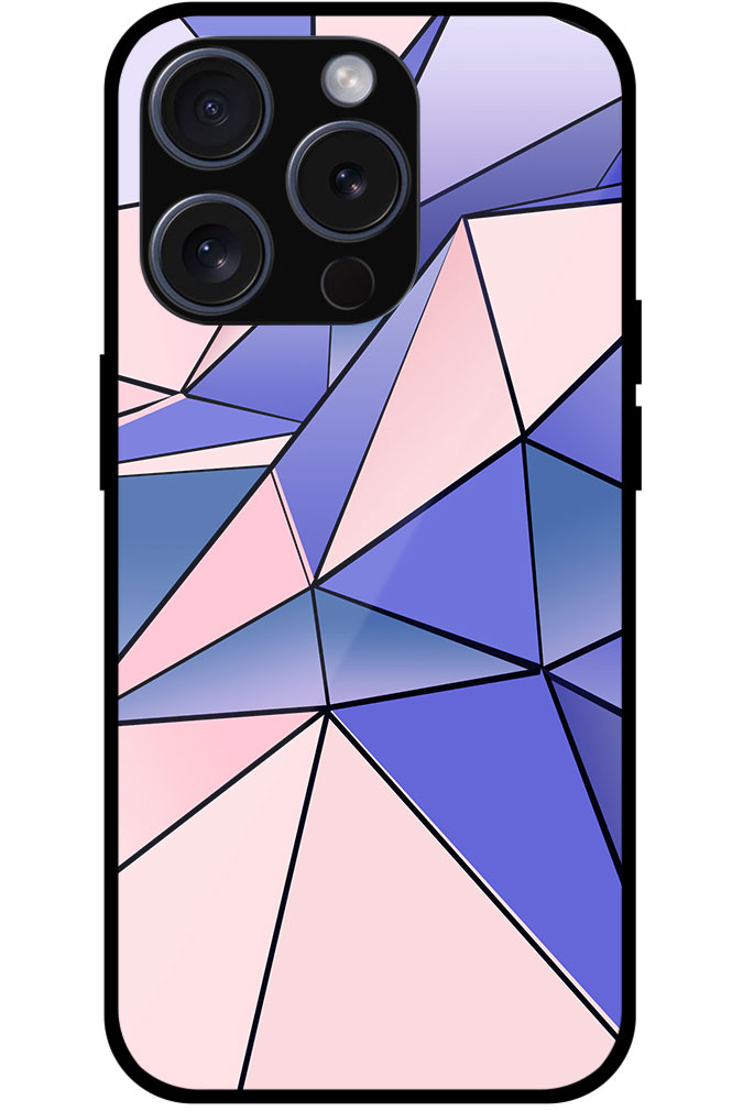 Sparkling Crystals Design Metal TPU Printed Case