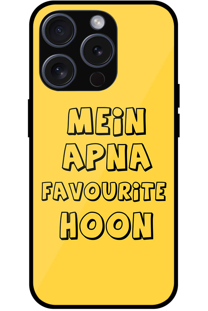 Mein Apna Favourite Hoon Quote Metal TPU Printed Case