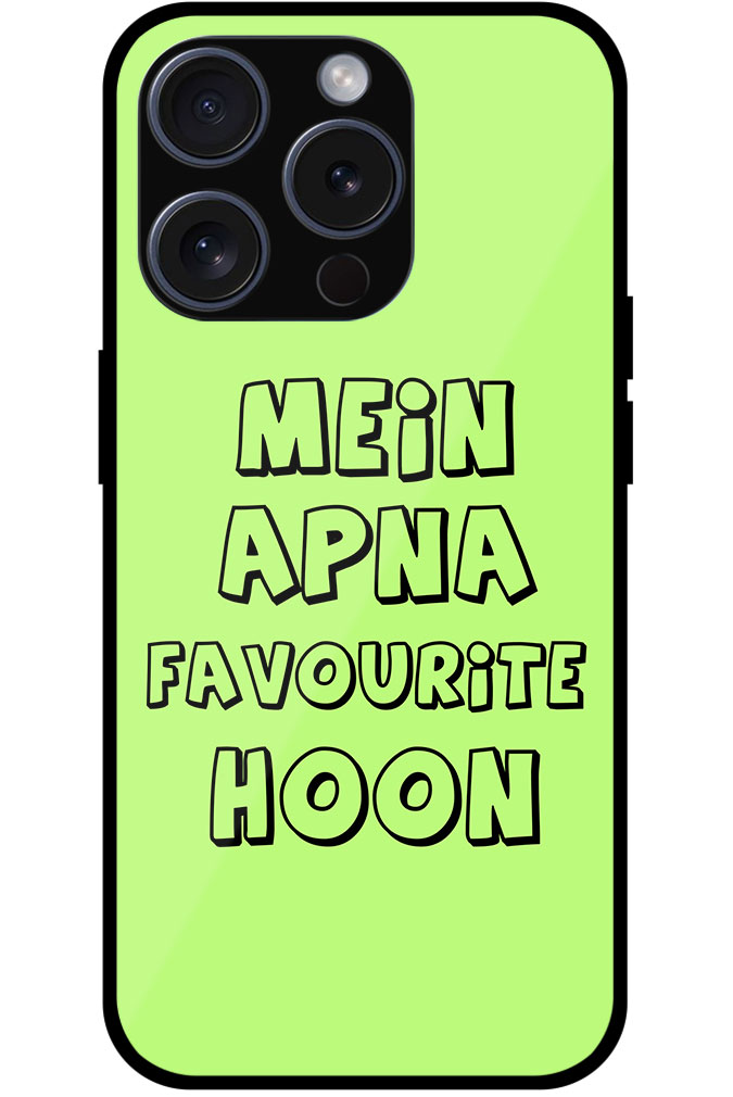 Mein Apna Favourite Hoon Quote Metal TPU Printed Case