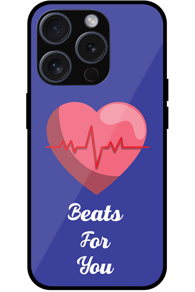 Heartbeat Vector Illustration Metal TPU Printed Case