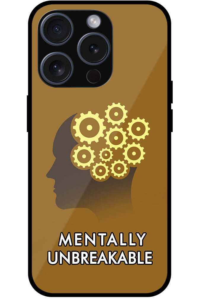 Human Head Gears Illustration Metal TPU Printed Case