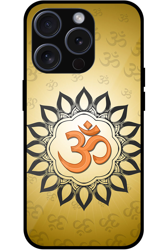 Om Symbol Vector Illustration Metal TPU Printed Case