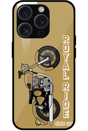 Royal Ride 550cc Motorbike Design Metal TPU Printed Case