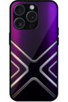 Steel Grey Alphabet X Metal TPU Printed Case