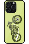 Cool Vintage Bike Vector Design Metal TPU Printed Case