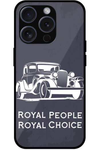 Classic Vintage Car Sketchart Metal TPU Printed Case