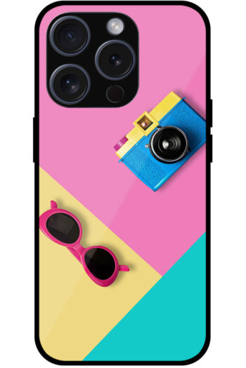 Cute Camera Wallpaper Metal TPU Printed Case