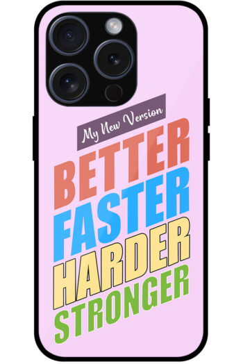 Better Faster Harder Stronger Metal TPU Printed Case