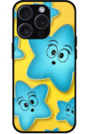 Vector Star Emoji Pattern Metal TPU Printed Case