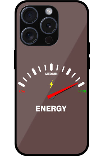 Energy Meter Vector Illustration Metal TPU Printed Case