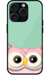 Elegant Vector Owl Illustration Metal TPU Printed Case