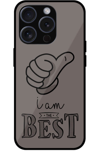 I Am The Best Text Design Metal TPU Printed Case