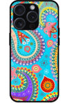 Seamless Paisley Floral Pattern Metal TPU Printed Case