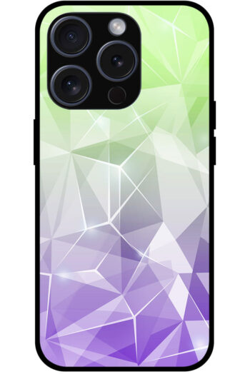 Flawless Colorful Crystal Design Metal TPU Printed Case