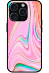 Alluring Liquid Marble Illustration Metal TPU Printed Case
