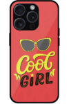 Cool Girl Stylish Vector Design Metal TPU Printed Case