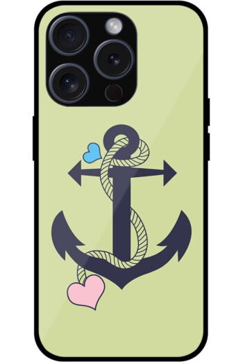 Nautical Anchor With Rope Metal TPU Printed Case
