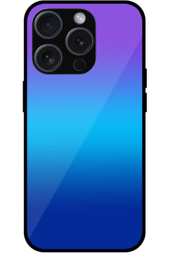 Multicolor Gradient Design Metal TPU Printed Case