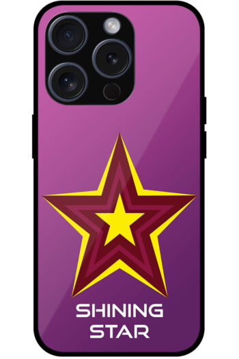 Shining Star Vector Design Metal TPU Printed Case