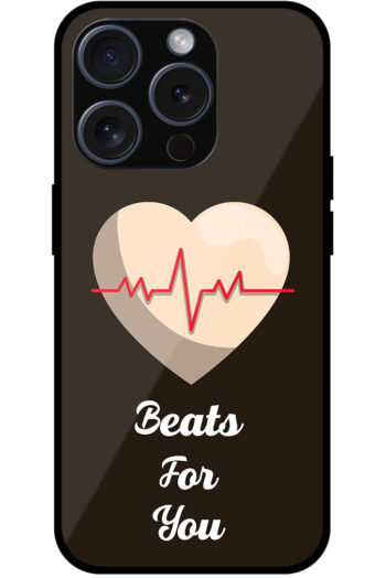 Heartbeat Vector Illustration Metal TPU Printed Case