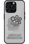 Human Head Gears Illustration Metal TPU Printed Case