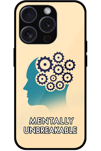 Human Head Gears Illustration Metal TPU Printed Case