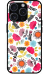 Colorful Floral Pattern Metal TPU Printed Case