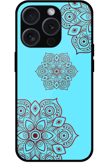 Artistic Mandala Rangoli Design Metal TPU Printed Case