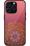 Imperial Gold Flower Design Metal TPU Printed Case