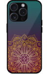 Imperial Gold Flower Design Metal TPU Printed Case