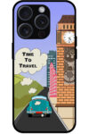 Time To Travel Vector Car Design Metal TPU Printed Case