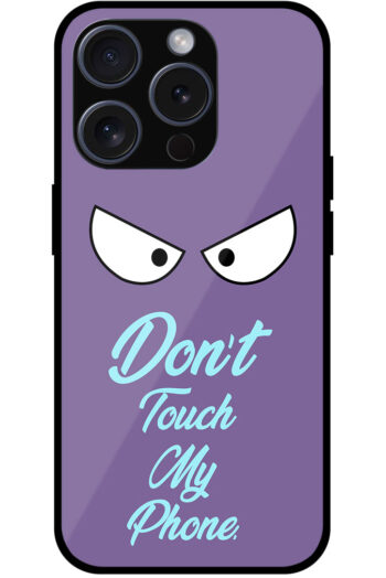 Angry Eyes Graphic Illustration Metal TPU Printed Case