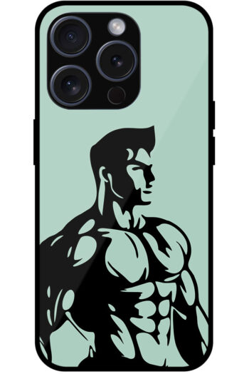 Tough Bodybuilder Vectorart  Metal TPU Printed Case