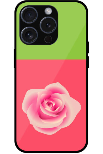 Colorful Vector Rose Design Metal TPU Printed Case