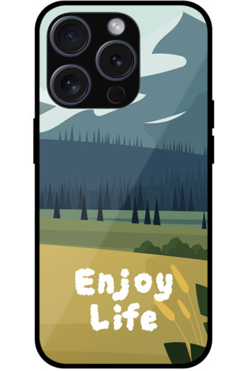 Enjoy Life Scenery Vectorart Metal TPU Printed Case